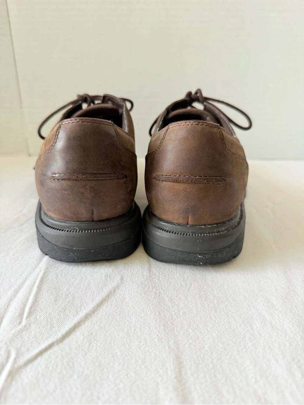 Timberland Waterproof Montgomery Bay Oxfords Mens Size 8 M Brown Leather